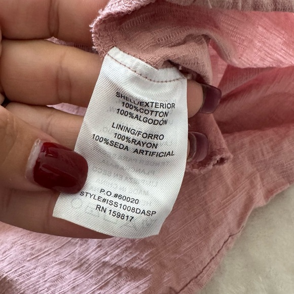 ARULA Kaelie Puff Sleeve Babydoll Mini Dress Size A 1X PINK - Picture 7 of 10